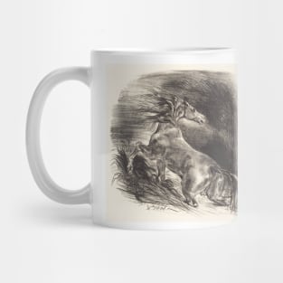 Wild Horse by Eugene Delacroix Mug